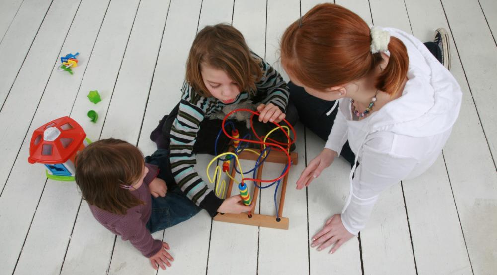 garde d'enfants à domicile